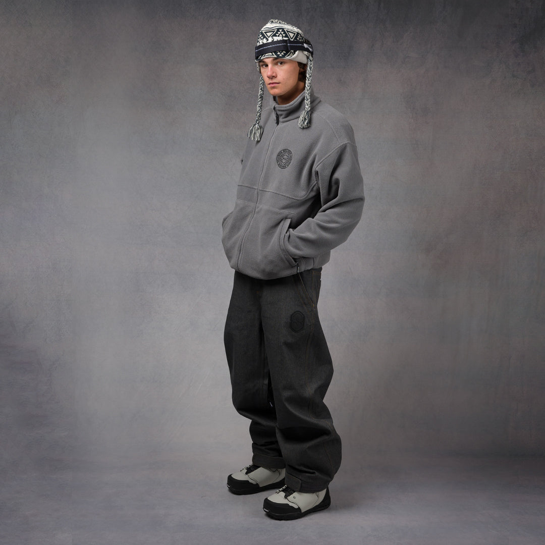 TECH FLEECE ZIP UP / COOL GREY