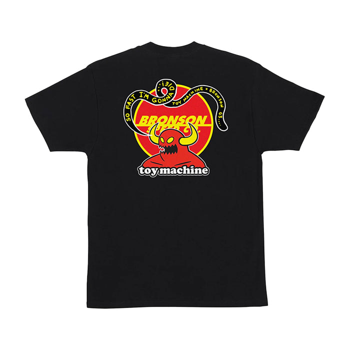 BRONSON x TOY MACHINE TEES / BLACK
