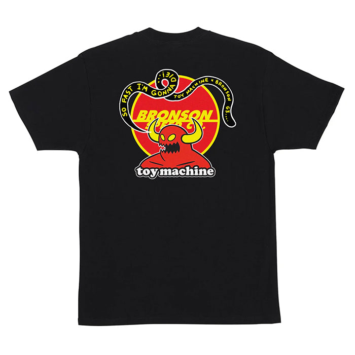 BRONSON x TOY MACHINE S/S-T / BLACK