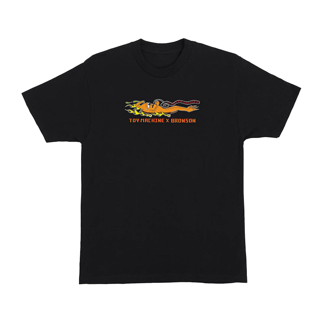 BRONSON x TOY MACHINE TEES / BLACK