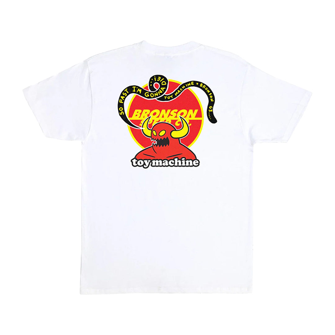 BRONSON x TOY MACHINE TEES / WHITE