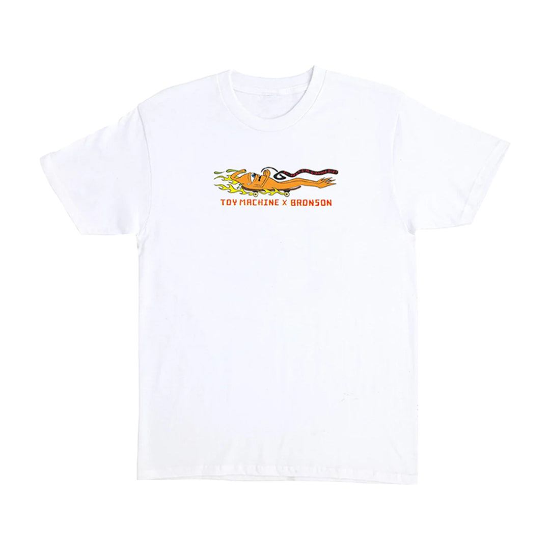 BRONSON x TOY MACHINE TEES / WHITE
