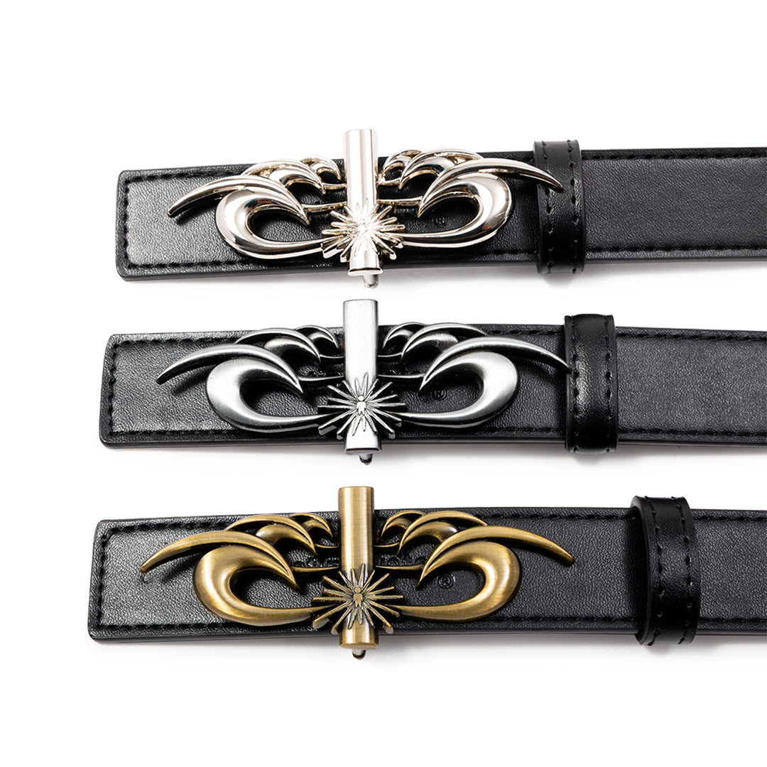 STINGWATER（スティングウォーター）| MOSES STUDDED THIN BELT / ANTIQUE GOLD | スノーボード・スケートボードのTACTICS JAPAN