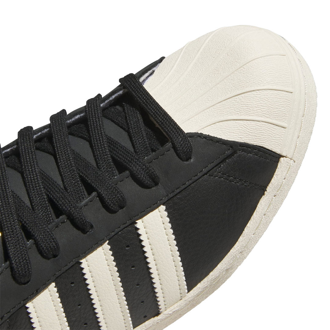ADIDAS SKATEBOARDING（アディダス スケートボーディング）| SUPERSTAR 80 ADV / CORE BLACK/CREAM WHITE/GOLD METALLIC | スノーボード・スケートボードのTACTICS JAPAN