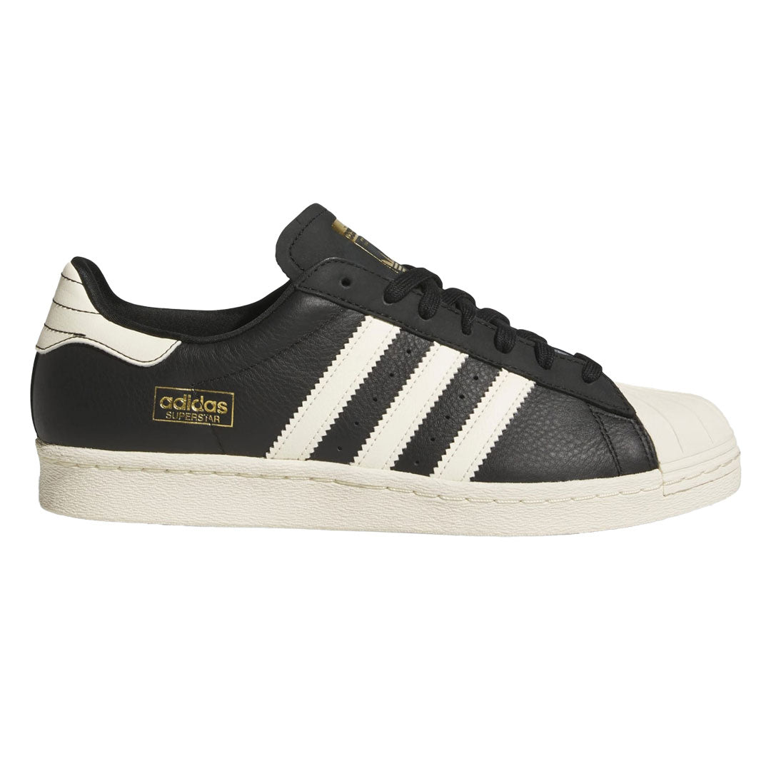 ADIDAS SKATEBOARDING（アディダス スケートボーディング）| SUPERSTAR 80 ADV / CORE BLACK/CREAM WHITE/GOLD METALLIC | スノーボード・スケートボードのTACTICS JAPAN