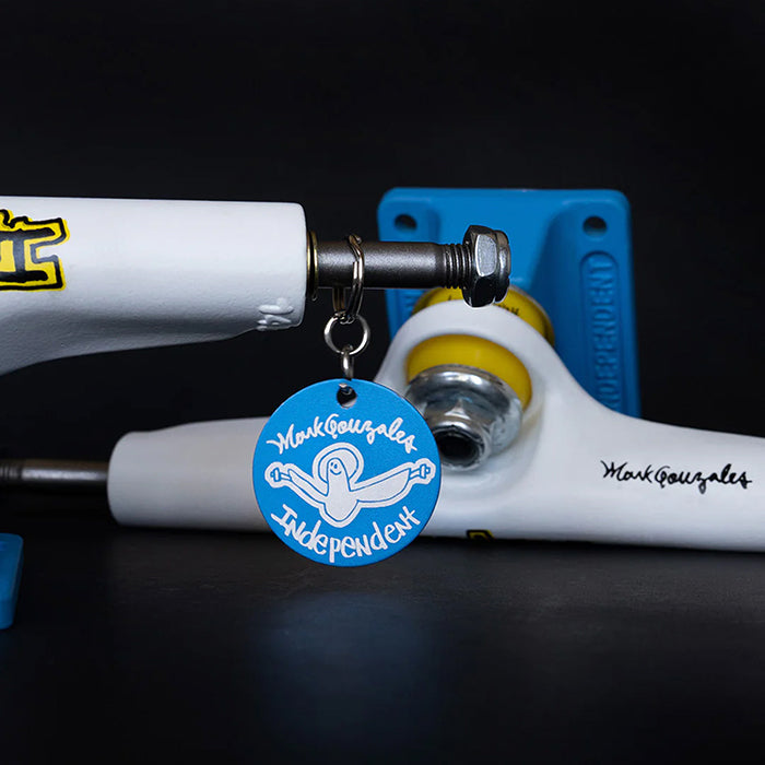 INDEPENDENT TRUCKS（インディペンデント トラック）| STAGE4 MARK GONZALEZ FLAT WHITE/BLUE | スノーボード・スケートボードのTACTICS JAPAN