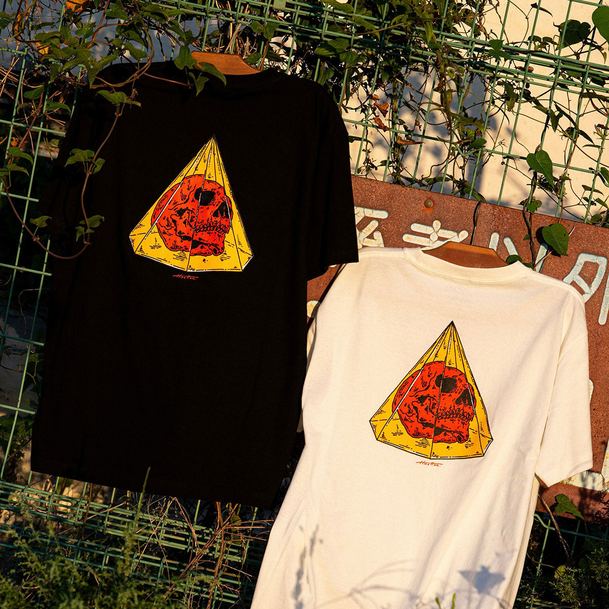 CRYSTAL SKULL T-SHIRT / BLACK