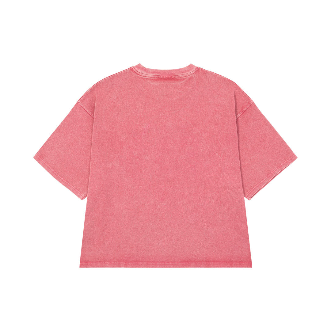 89 OVAL S/S CREW / RED