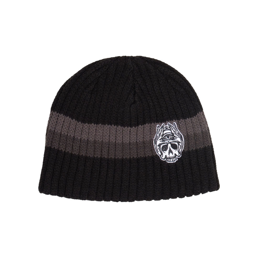 1910（ナインティーンテン）| BROKEN STRAIGHT BEANIE / BLACK | スノーボード・スケートボードのTACTICS JAPAN