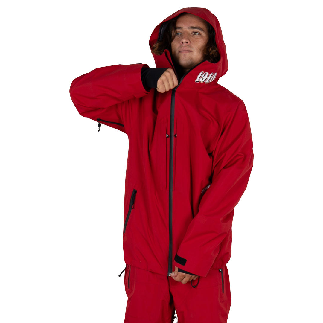 1910（ナインティーンテン）| AUBURN 3-LAYER STORM SHELL OUTERWEAR JACKET 2027 / RED | スノーボード・スケートボードのTACTICS JAPAN