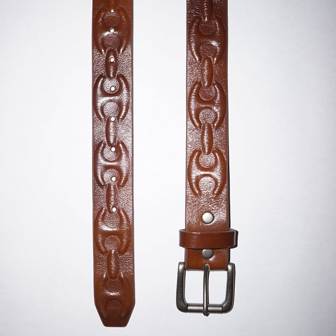 STINGWATER（スティングウォーター）| ANCHOR CHAIN BELT / RUSTY BROWN | スノーボード・スケートボードのTACTICS JAPAN