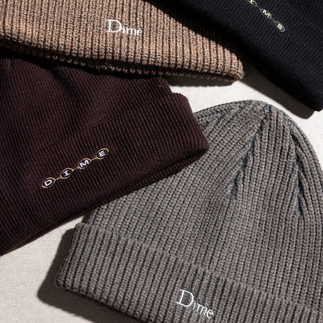 DIME（ダイム）| RIB FOLD BEANIE / OAK | スノーボード・スケート