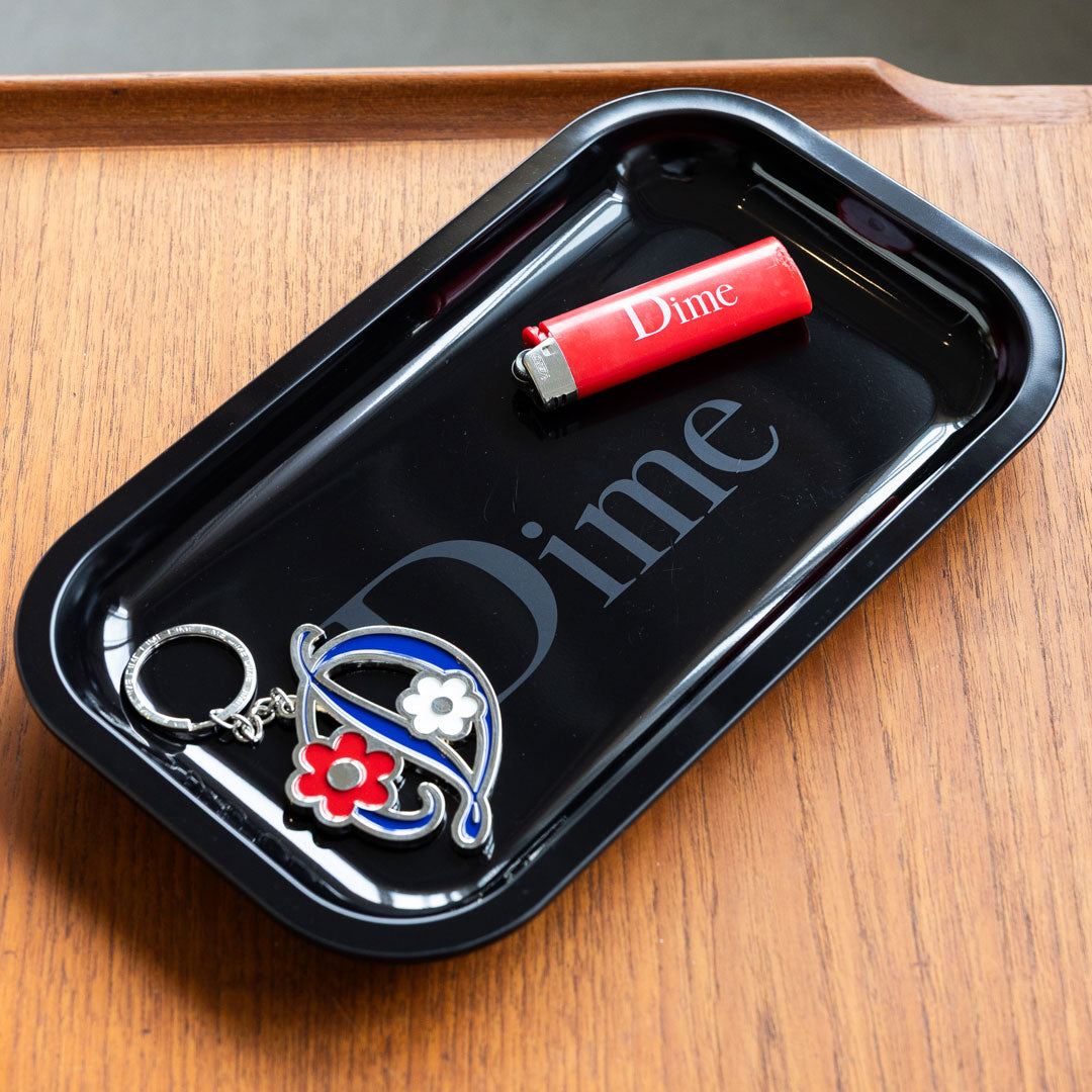 DIME（ダイム）| OVERSIZED FLORAL KEYCHAIN / SILVER | スノーボード・スケートボードのTACTICS JAPAN