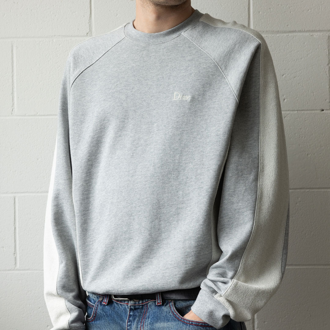 REVERSED FRENCH TERRY CREWNECK / ASH