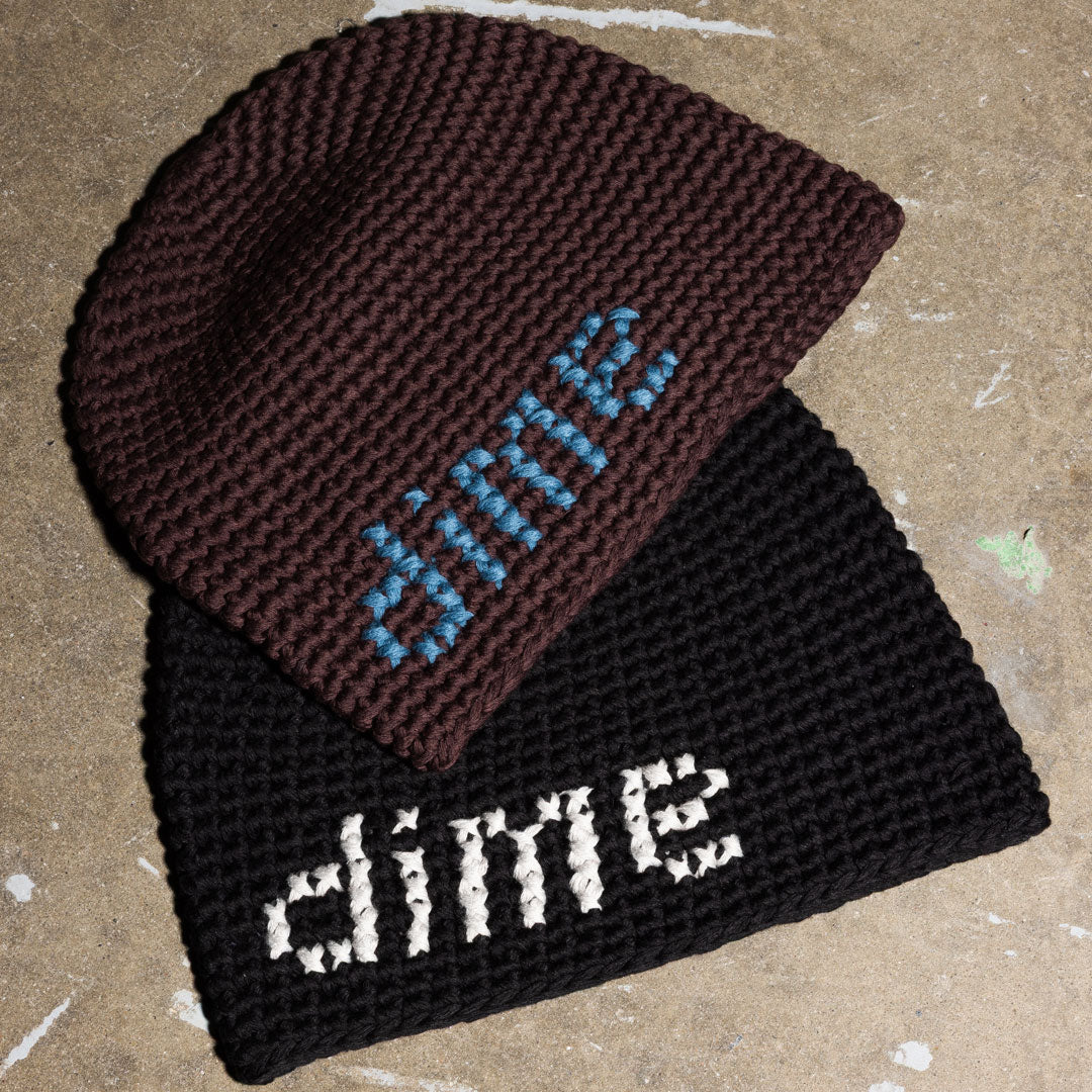 DIME（ダイム）| CROCHET SKULLY / BROWN | スノーボード・スケート
