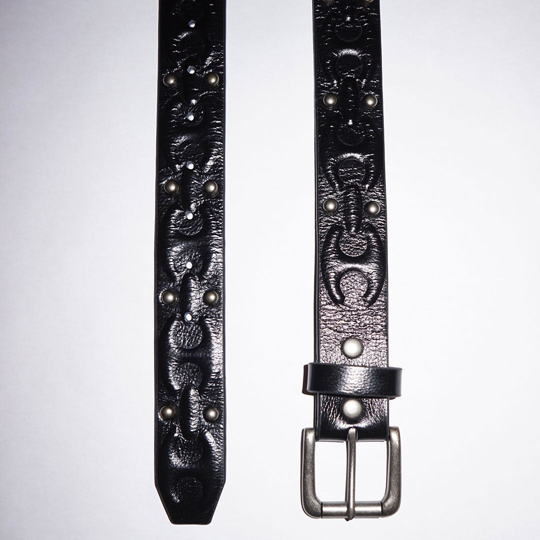 STINGWATER（スティングウォーター）| ANCHOR CHAIN STUDDED BELT / BLACK | スノーボード・スケートボードのTACTICS JAPAN