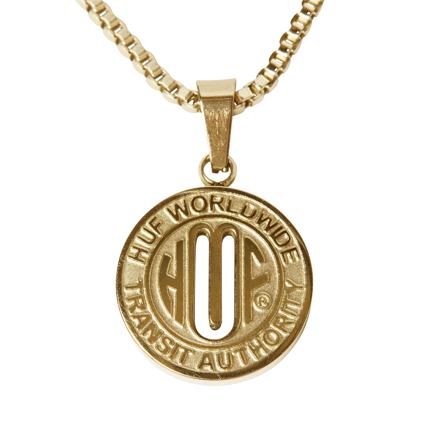 HUF WORLDWIDE（ハフ ワールドワイド） | TOKEN PENDANT / GOLD | スノーボード・スケートボードのTACTICS JAPAN