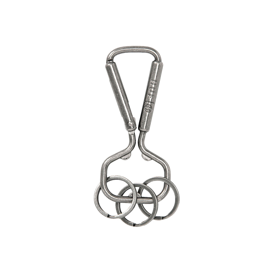 BOTTLE OPENER CARABINER / SILVER