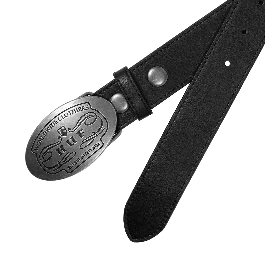 WORLDWIDE CLOTHIERS BELT / BLACK