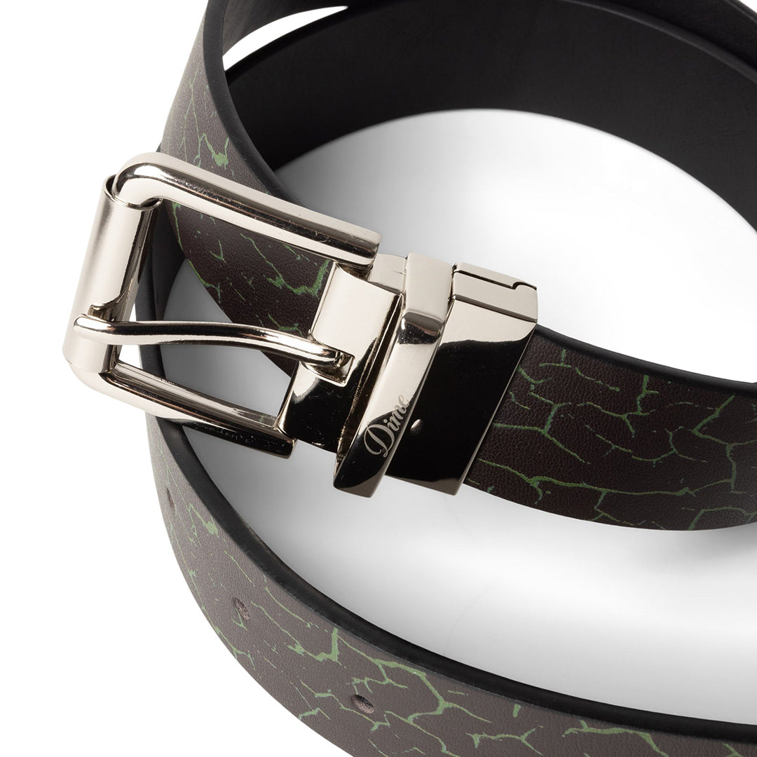 DIME MTL（ダイム モントリオール）| REVERSIBLE LEATHER BELT / BLACK/BLACK | スノーボード・スケートボードのTACTICS JAPAN