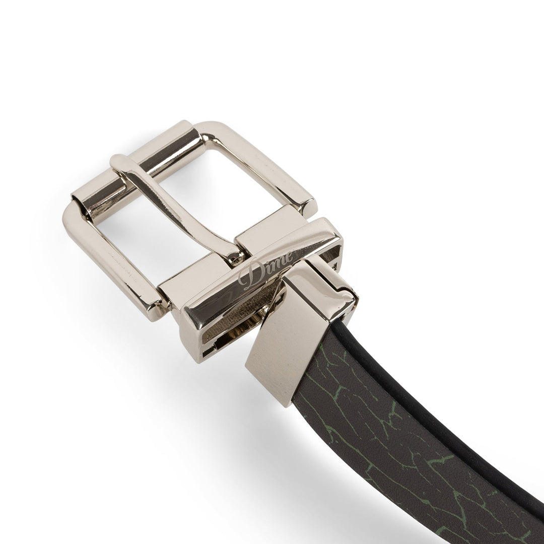 DIME MTL（ダイム モントリオール）| REVERSIBLE LEATHER BELT / BLACK/BLACK | スノーボード・スケートボードのTACTICS JAPAN