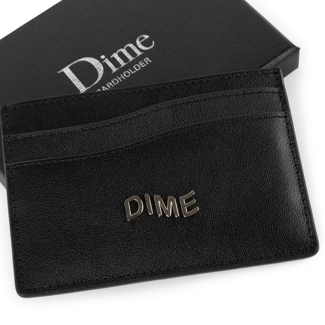 DIME MTL（ダイム モントリオール）| LEATHER CARDHOLDER / BLACK | スノーボード・スケートボードのTACTICS JAPAN
