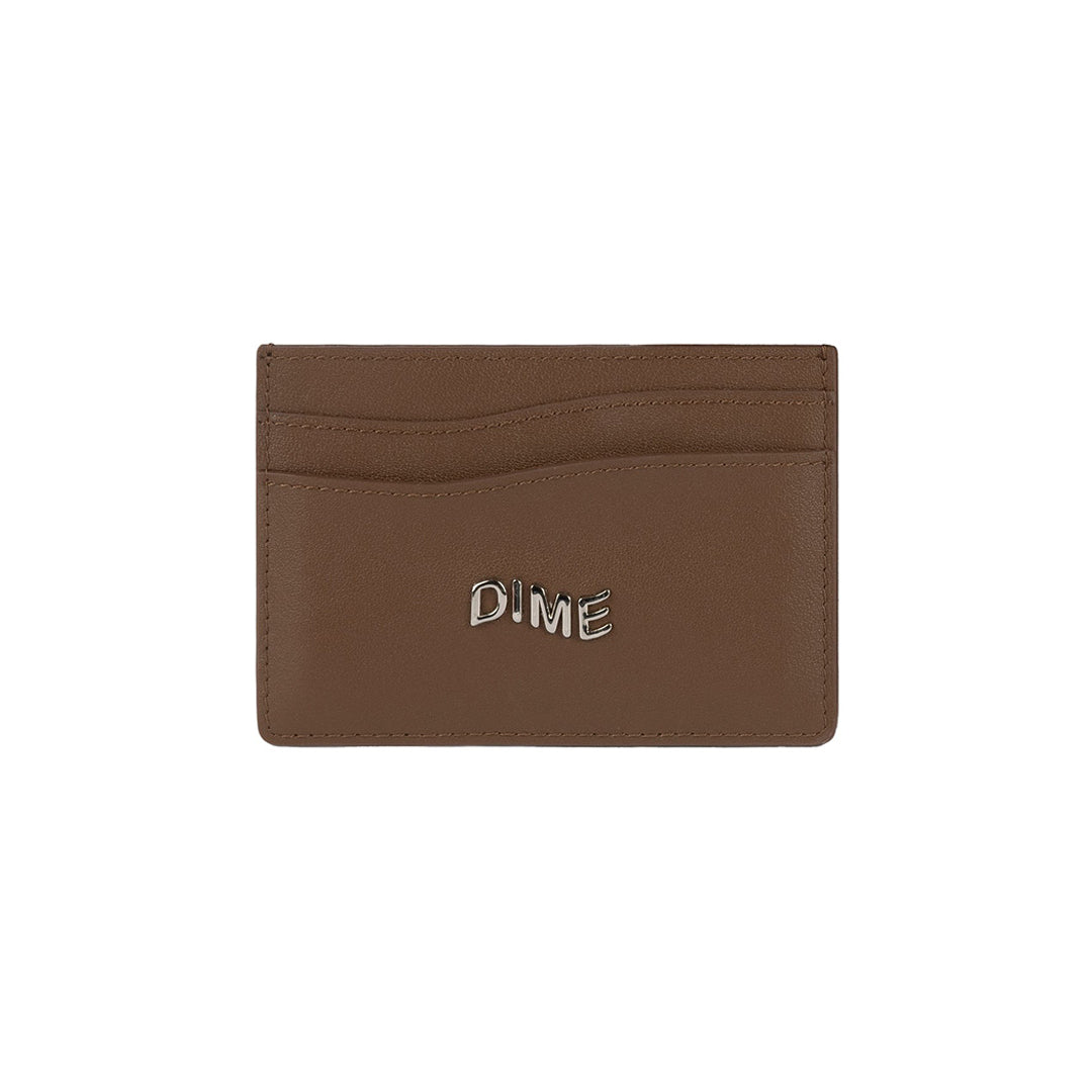 DIME MTL（ダイム モントリオール）| LEATHER CARDHOLDER / BROWN | スノーボード・スケートボードのTACTICS JAPAN
