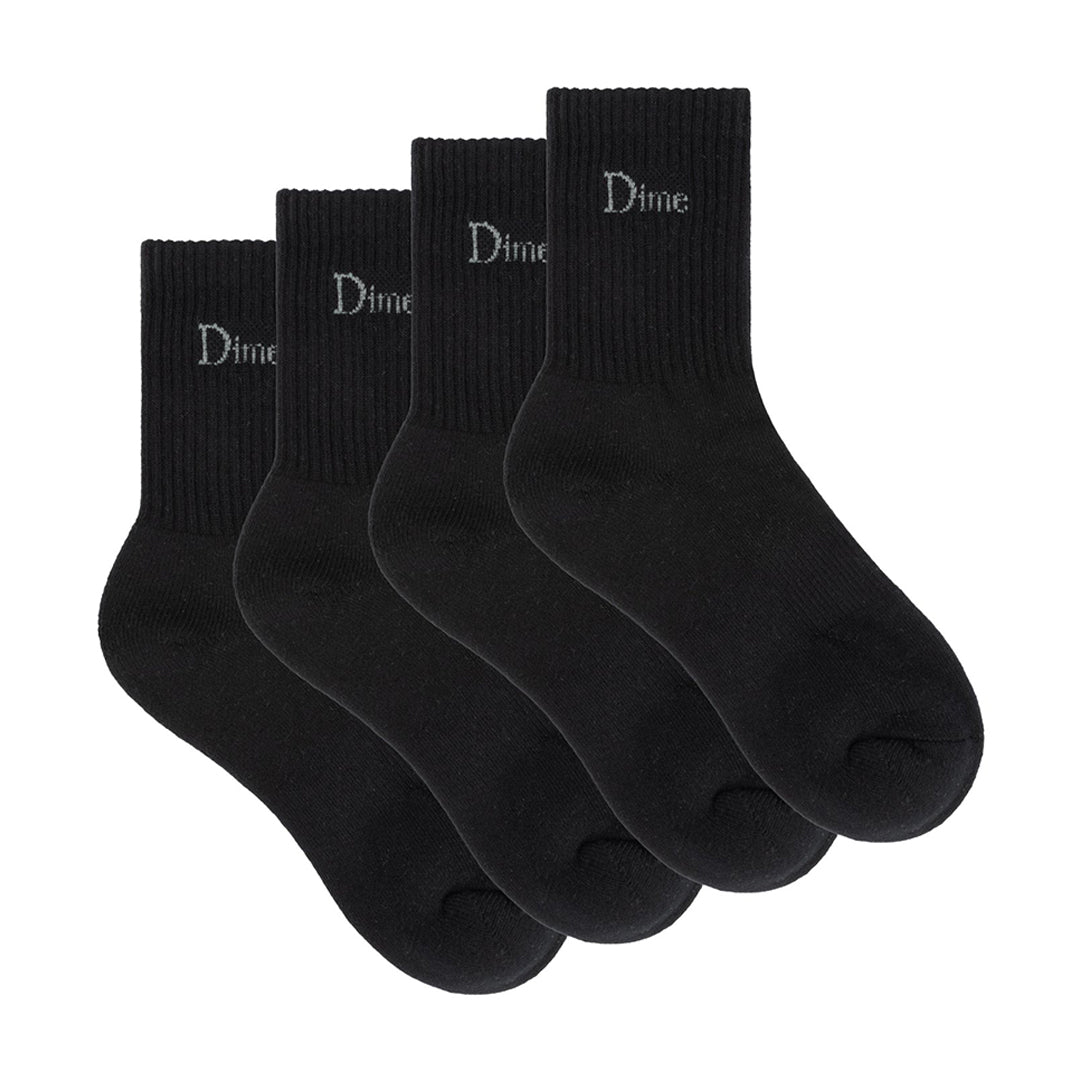 DIME MTL（ダイム モントリオール）| CLASSIC 2 PACK LONG SOCKS / BLACK | スノーボード・スケートボードのTACTICS JAPAN