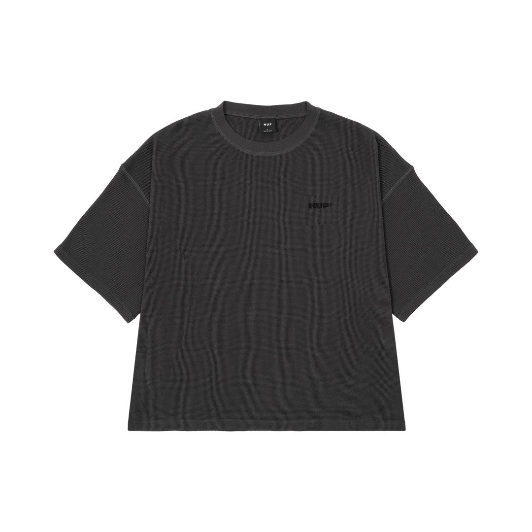 ALL CAPS THERMAL S/S CREW / BLACK