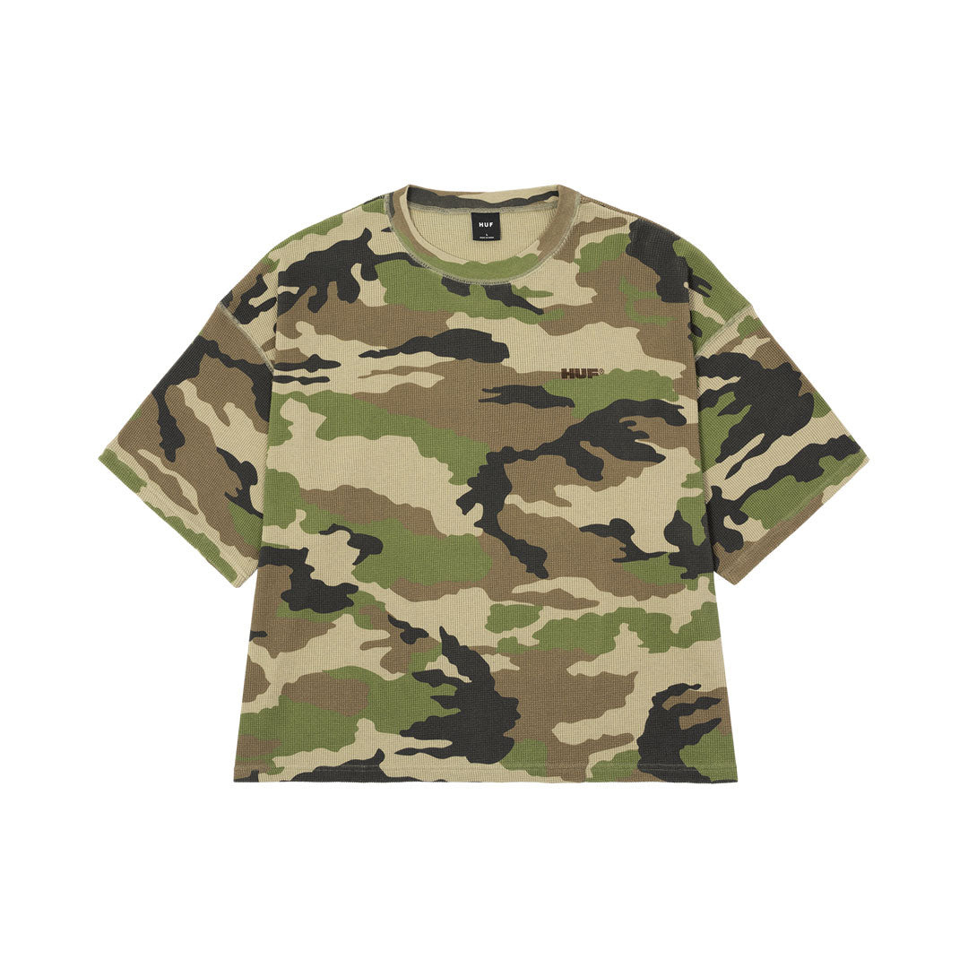 HUF WORLDWIDE（ハフ ワールドワイド）| ALL CAPS THERMAL S/S CREW