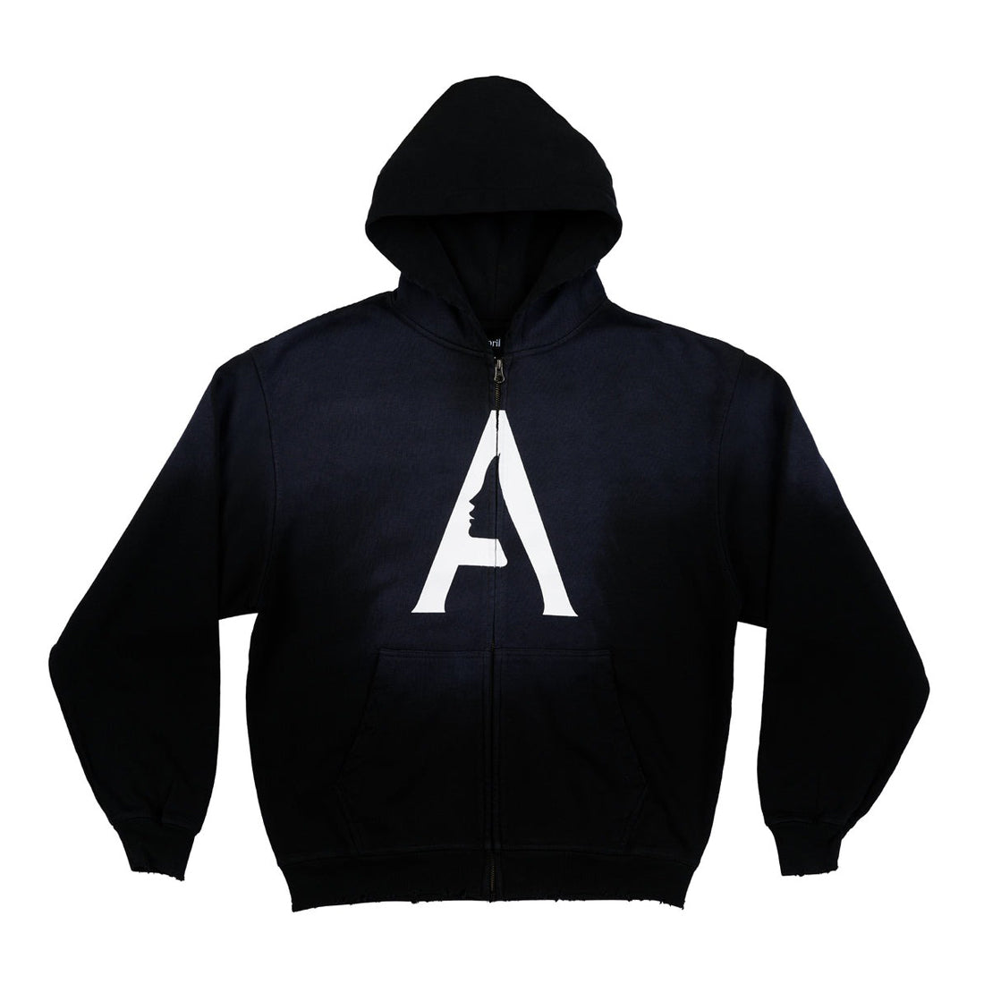 APRIL SKATEBOARDS（エイプリル スケートボード）| A LOGO ZIP HOODIE / VINTAGE BLACK | スノーボード・スケートボードのTACTICS JAPAN