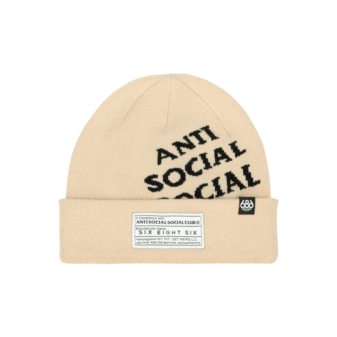 686 （シックス エイト シックス） | 686 X ASSC CLUB BEANIE / ASSC LIMESTONE | スノーボード・スケートボードのTACTICS JAPAN