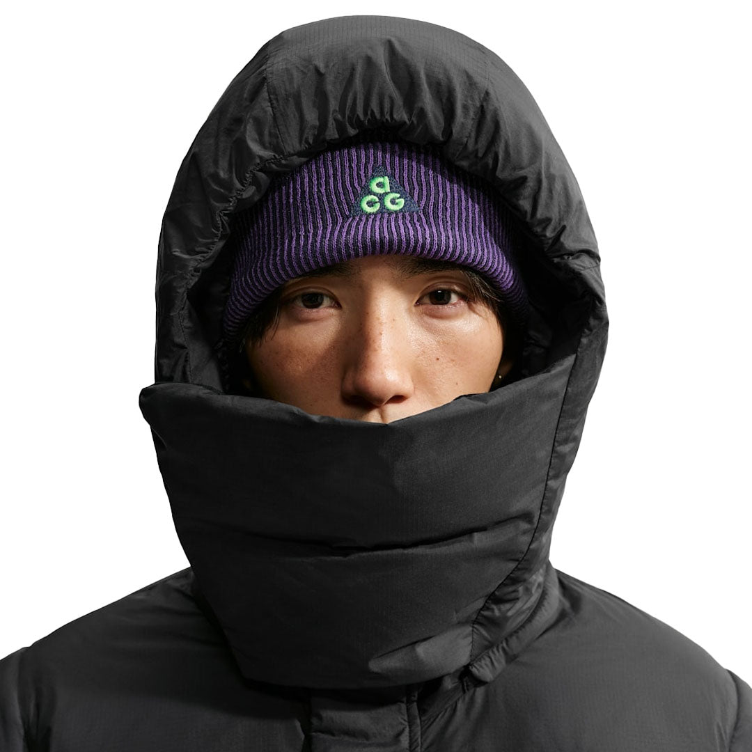 NIKE ACG（ナイキ エーシージー）| NIKE ACG WHISPERING PEAKS THERMA-FIT ADV JACKET / BLACK/SUMMIT WHITE | スノーボード・スケートボードのTACTICS JAPAN