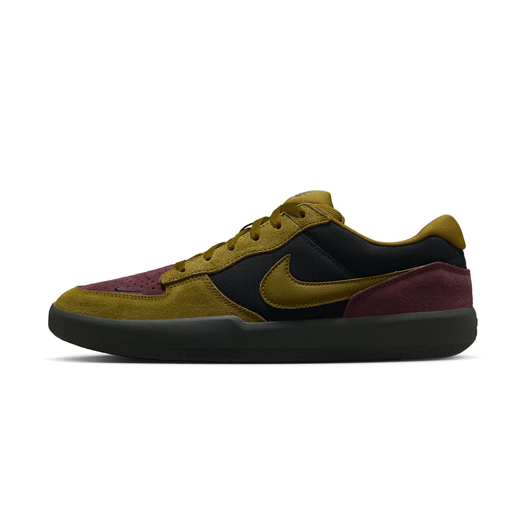 NIKE SB FORCE 58 / BLACK/OLIVE FLAK-BURGUNDY