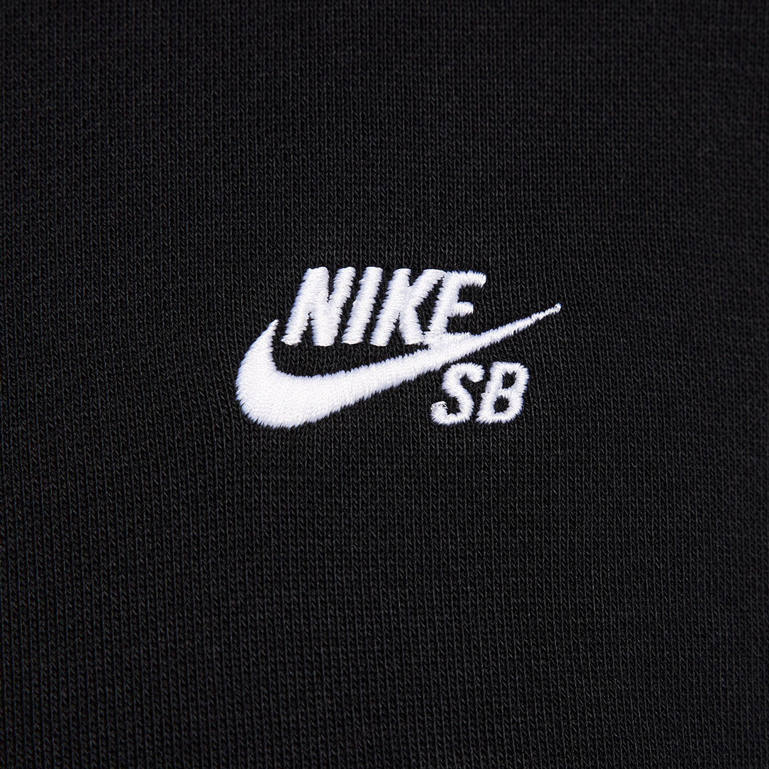 NIKE SB ESSENTIAL FLEECE PULLOVER / BLACK/WHITE
