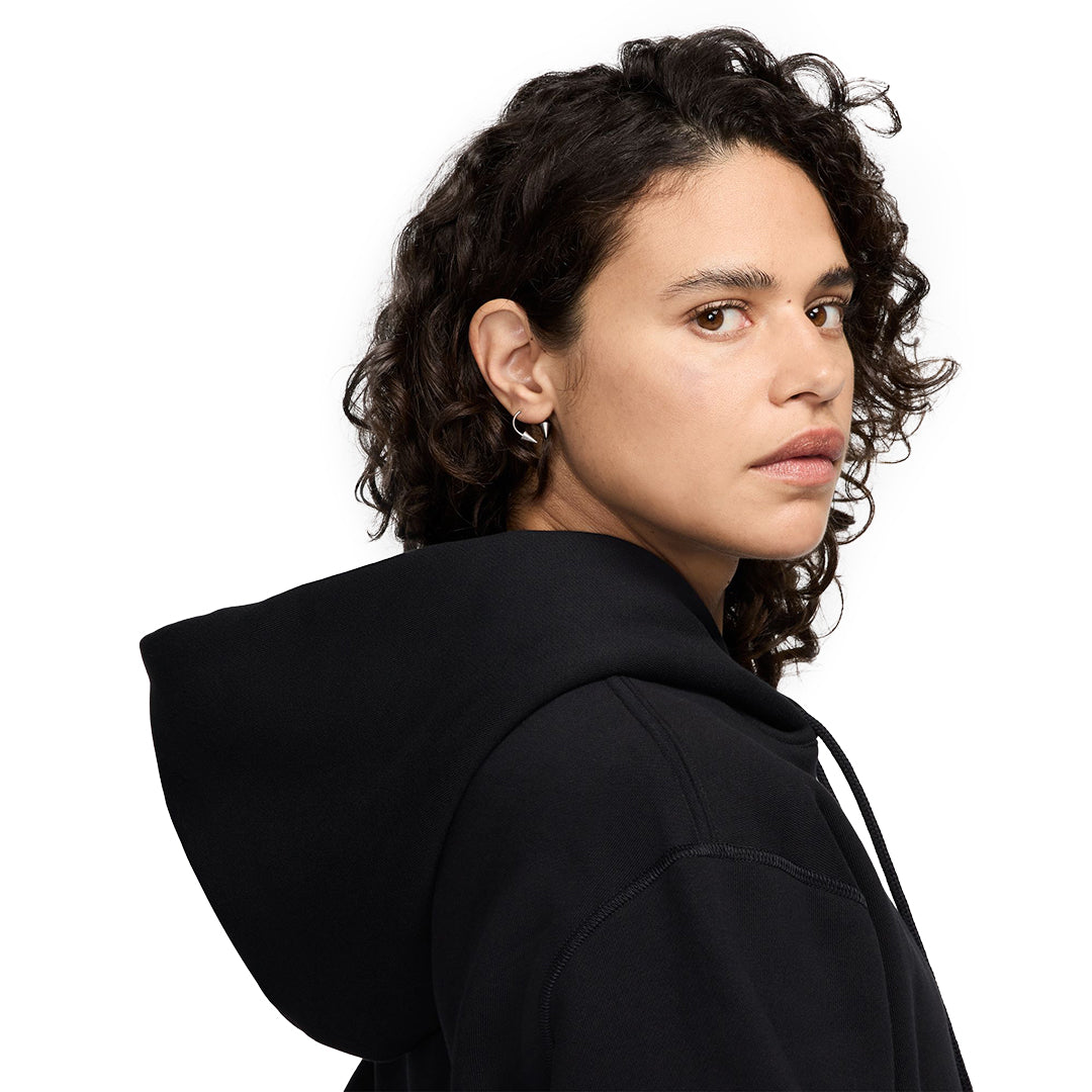 NIKE SB ESSENTIAL FLEECE PULLOVER / BLACK/WHITE