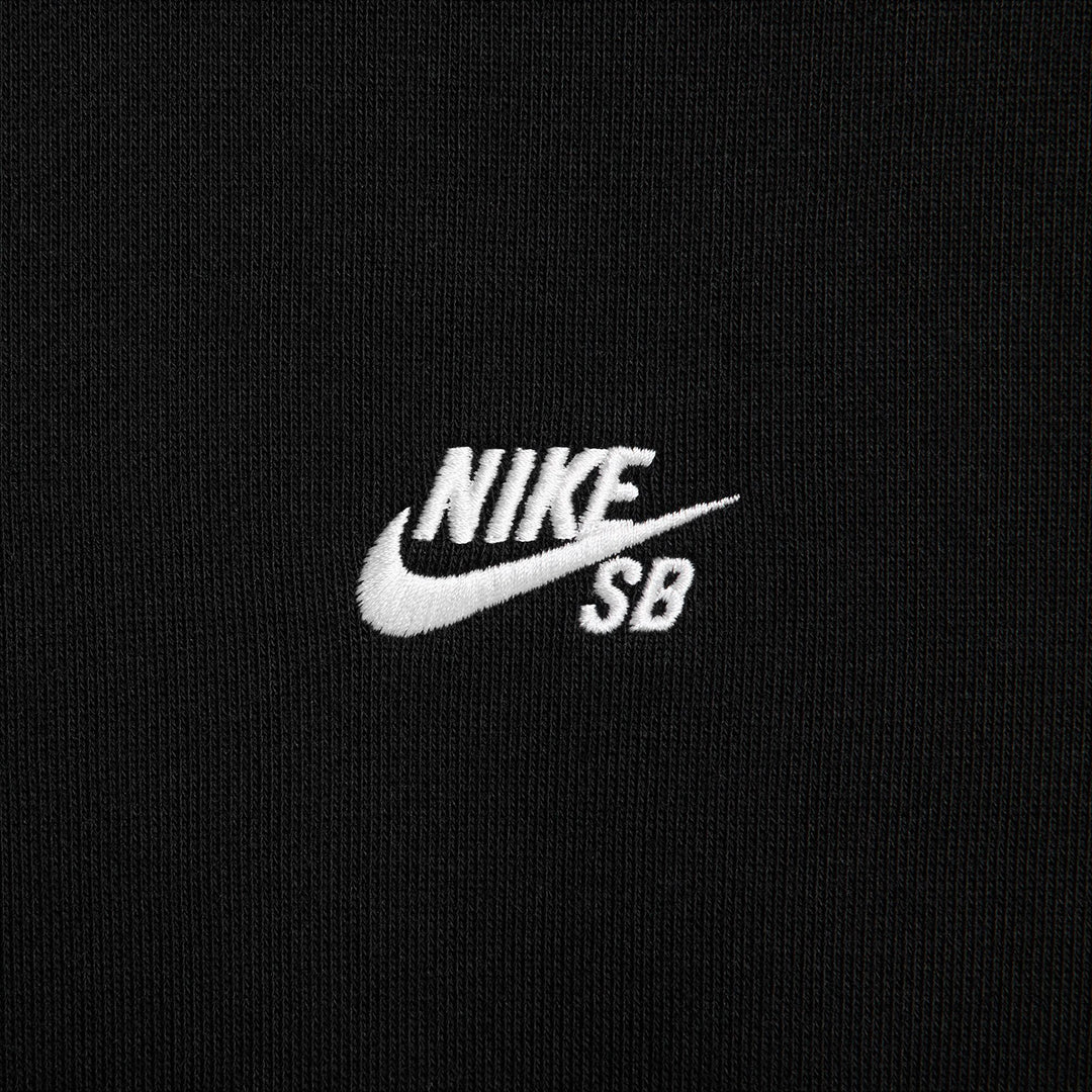 NIKE SB（ナイキ スケートボーディング） | NIKE SB ESSENTIAL LOGO L/S CREW / BLACK/WHITE | スノーボード・スケートボードのTACTICS JAPAN