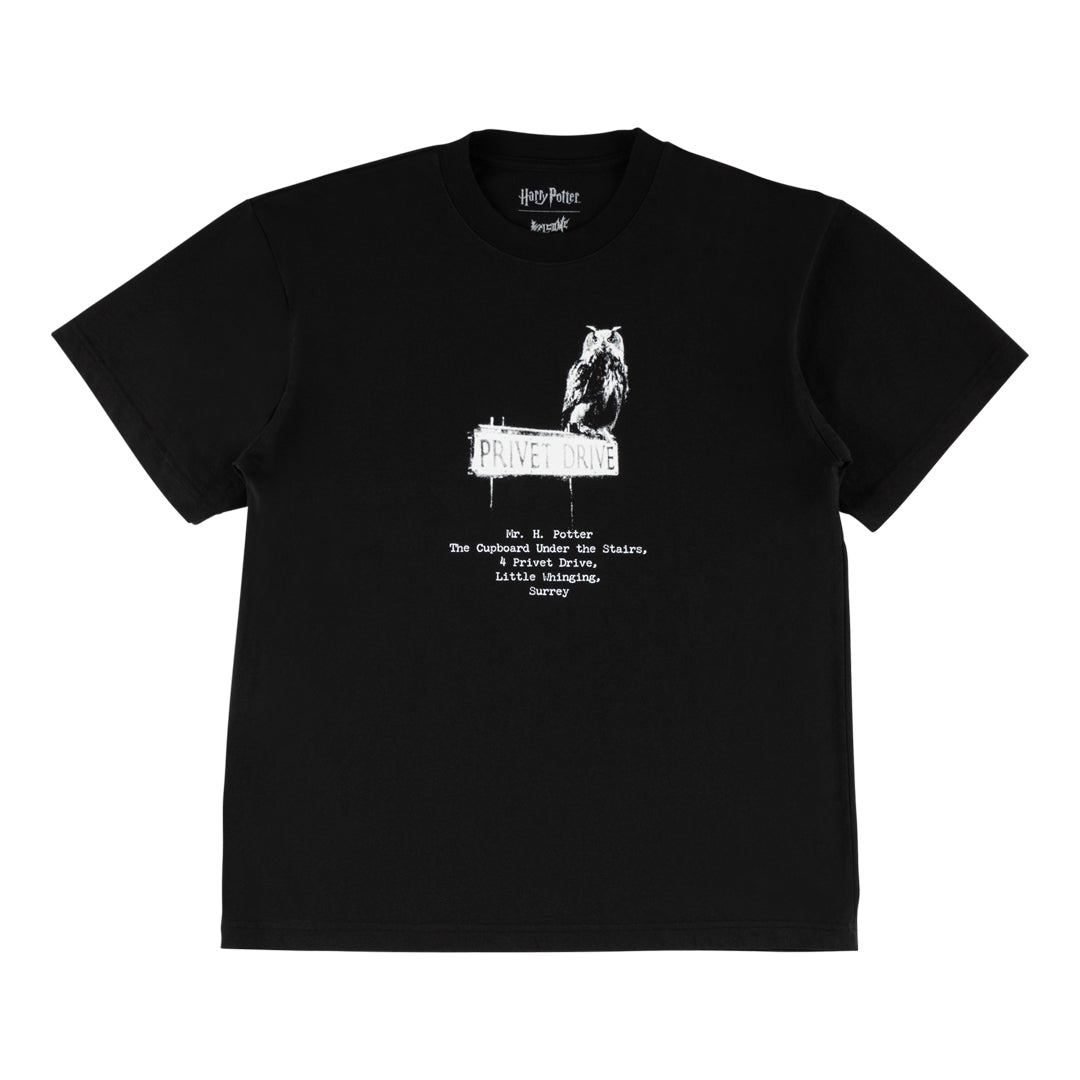 WELCOME SKATEBOARDS（ウェルカム スケートボード）| HARRY POTTER X WELCOME ACCEPTANCE GARMENT-DYED S/S BOXY TEE / BLACK | スノーボード・スケートボードのTACTICS JAPAN