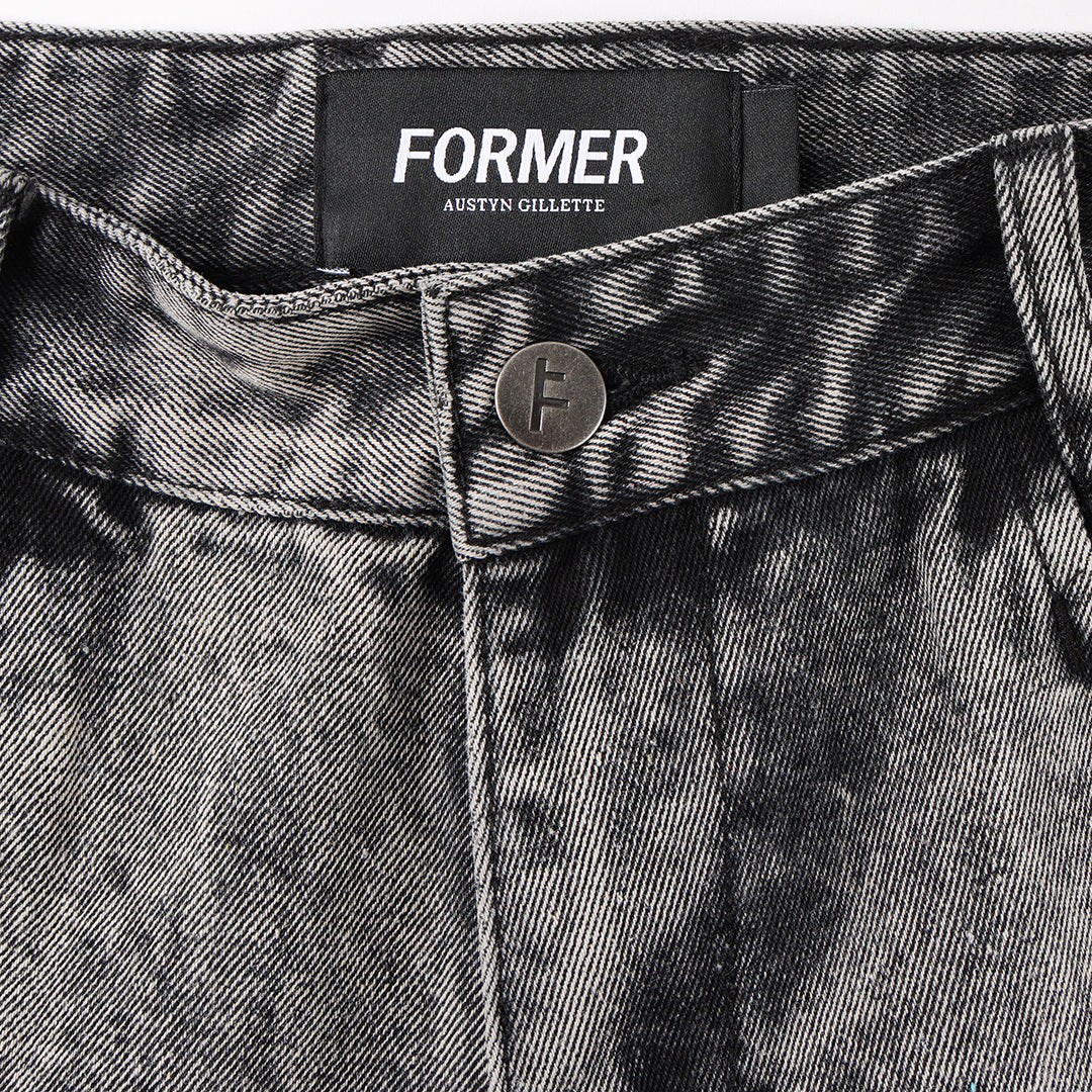 FORMER（フォーマー）| AG ACID DENIM PANT / BLACK | スノーボード・スケートボードのTACTICS JAPAN