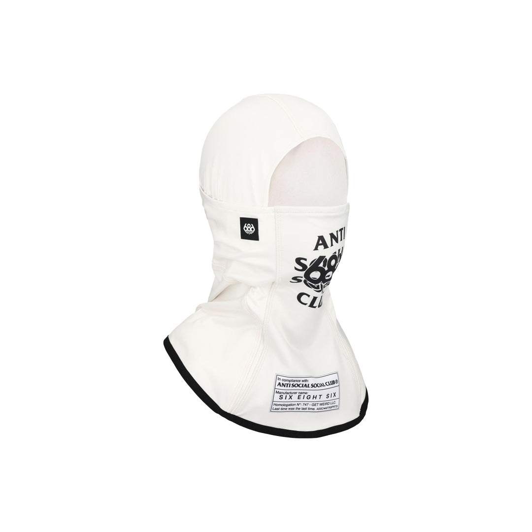 686 （シックス エイト シックス） | 686 X ANTI SOCIAL SOCIAL CLUB ALPHA HINGED BALACLAVA / ASSC LIMESTONE | スノーボード・スケートボードのTACTICS JAPAN