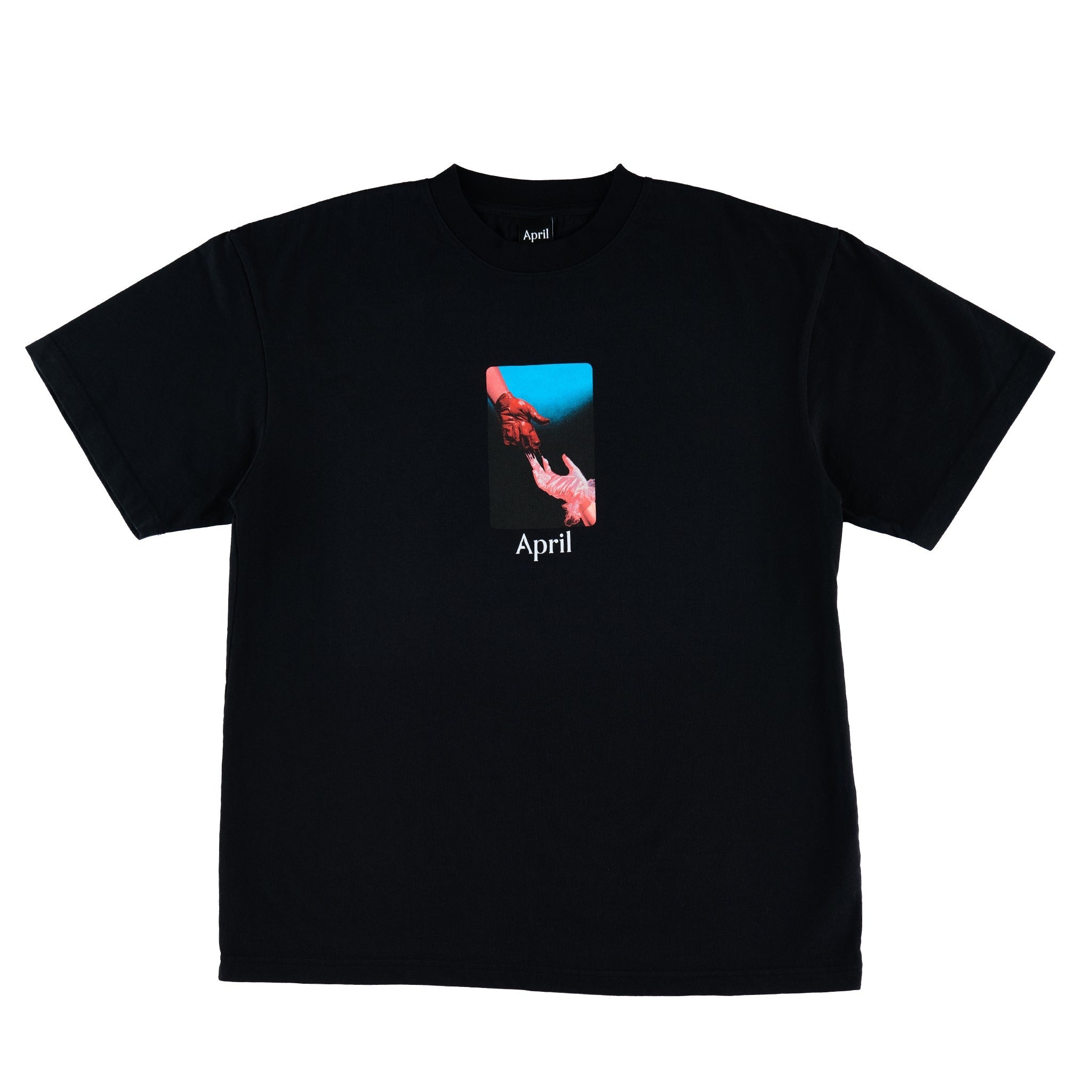 APRIL SKATEBOARDS | エイプリル スケートボード | MATERIAL TEE / BLACK | スノーボード・スケートボードのTACTICS JAPAN