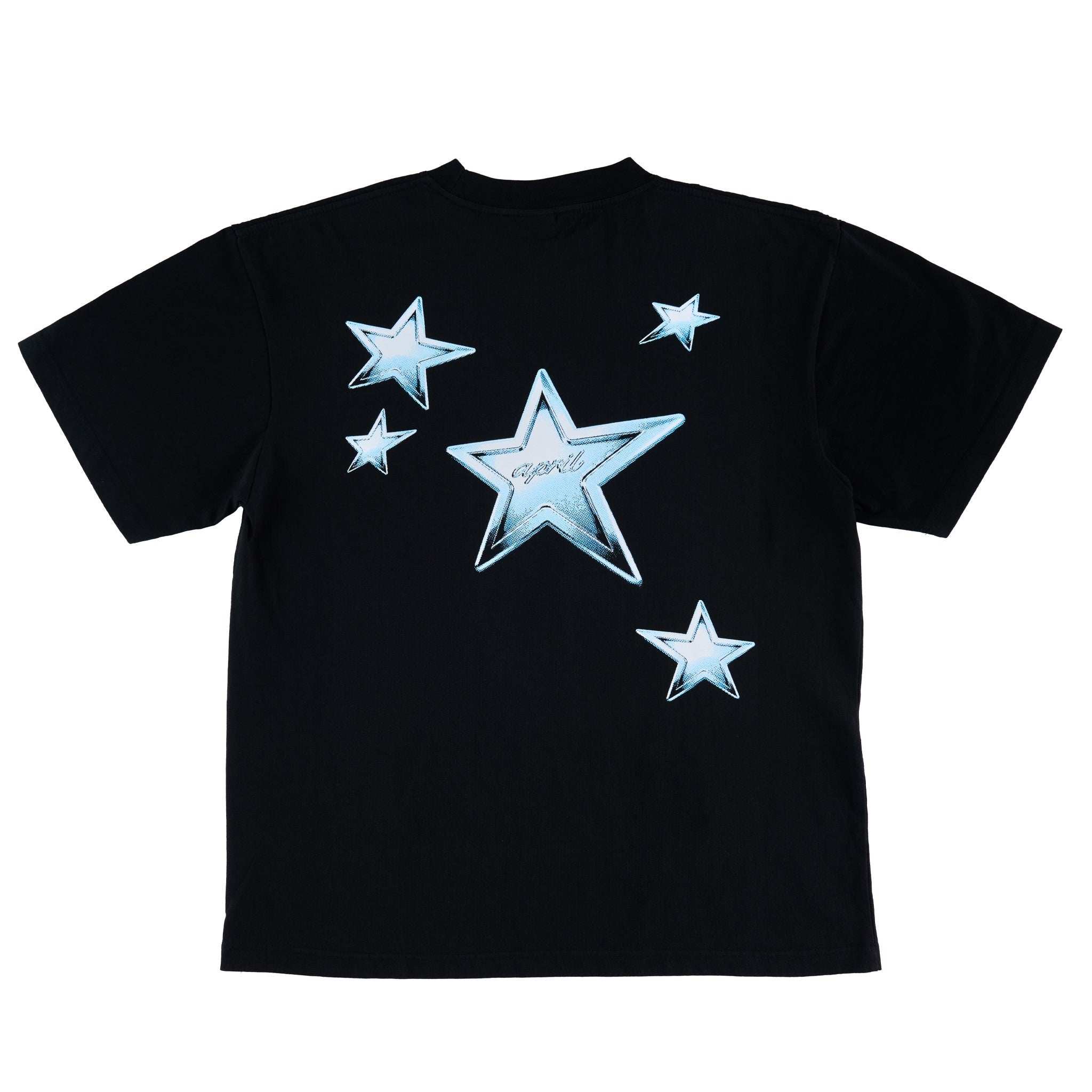 APRIL SKATEBOARDS | エイプリール スケートボード | STARS TEE / BLACK | スノーボード・スケートボードのTACTICS JAPAN