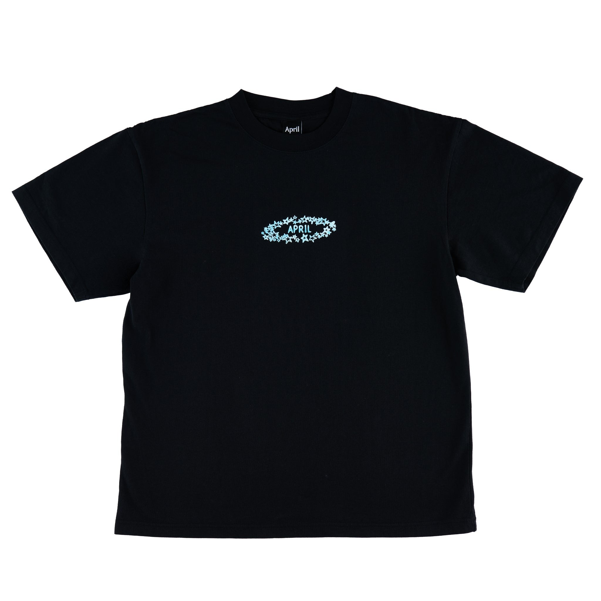 APRIL SKATEBOARDS | エイプリール スケートボード | STARS TEE / BLACK | スノーボード・スケートボードのTACTICS JAPAN