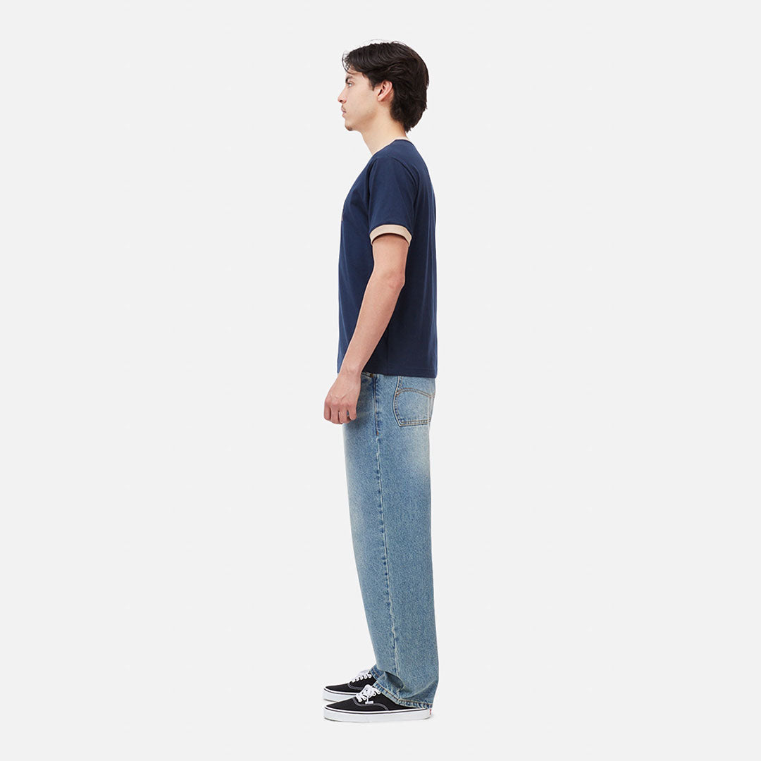 DIME MTL（ダイム モントリオール）| ARCH RINGER T-SHIRT / NAVY | スノーボード・スケートボードのTACTICS JAPAN