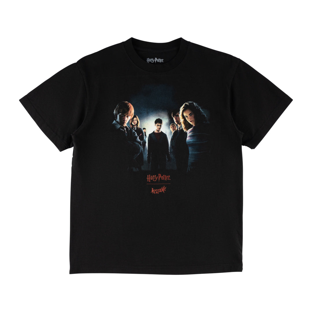 WELCOME SKATEBOARDS（ウェルカム スケートボード）| HARRY POTTER X WELCOME ARMY GARMENT-DYED S/S BOXY TEE / BLACK | スノーボード・スケートボードのTACTICS JAPAN