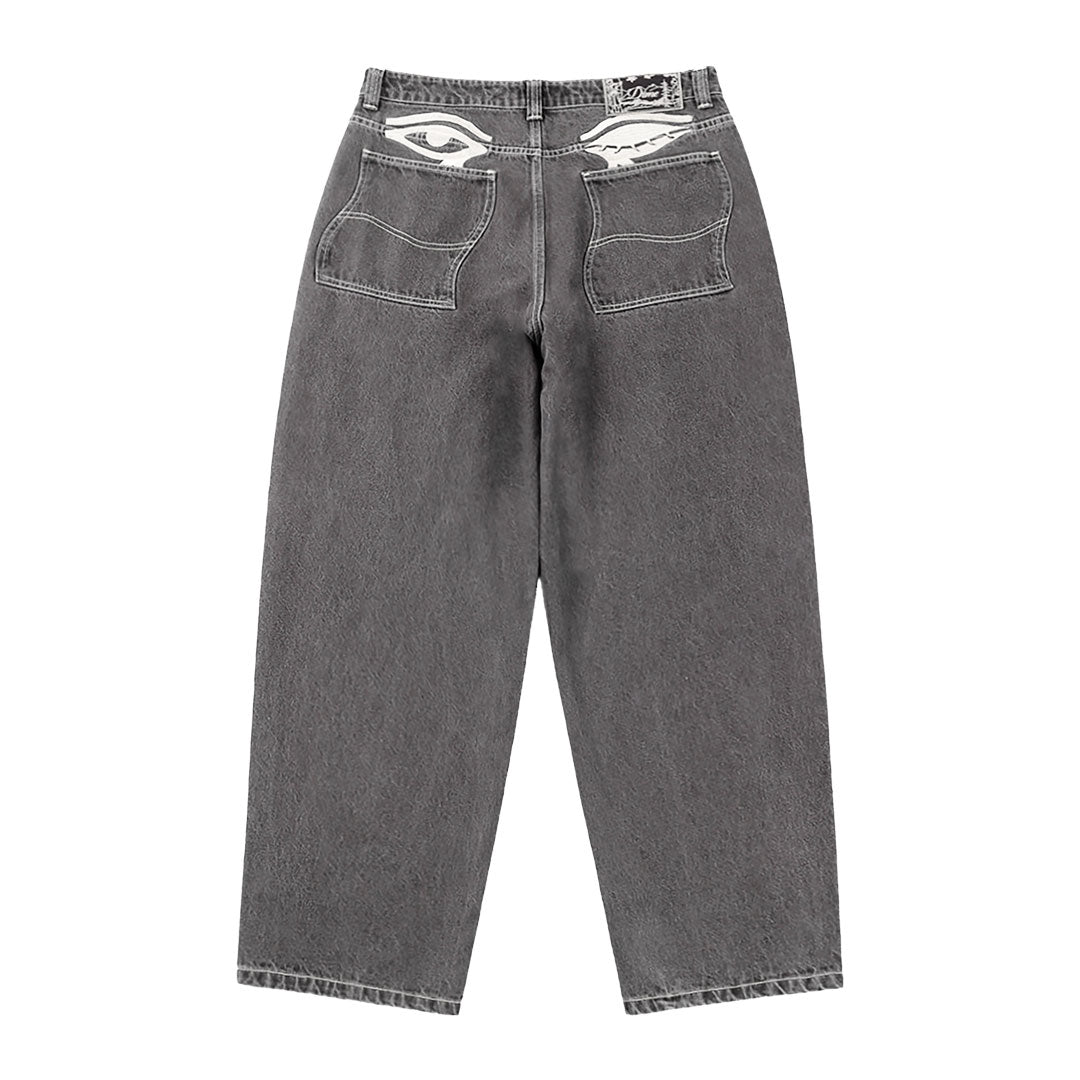 DIME（ダイム）| BAGGY WINK DENIM PANTS / FADED BLACK | スノーボード・スケートボードのTACTICS JAPAN