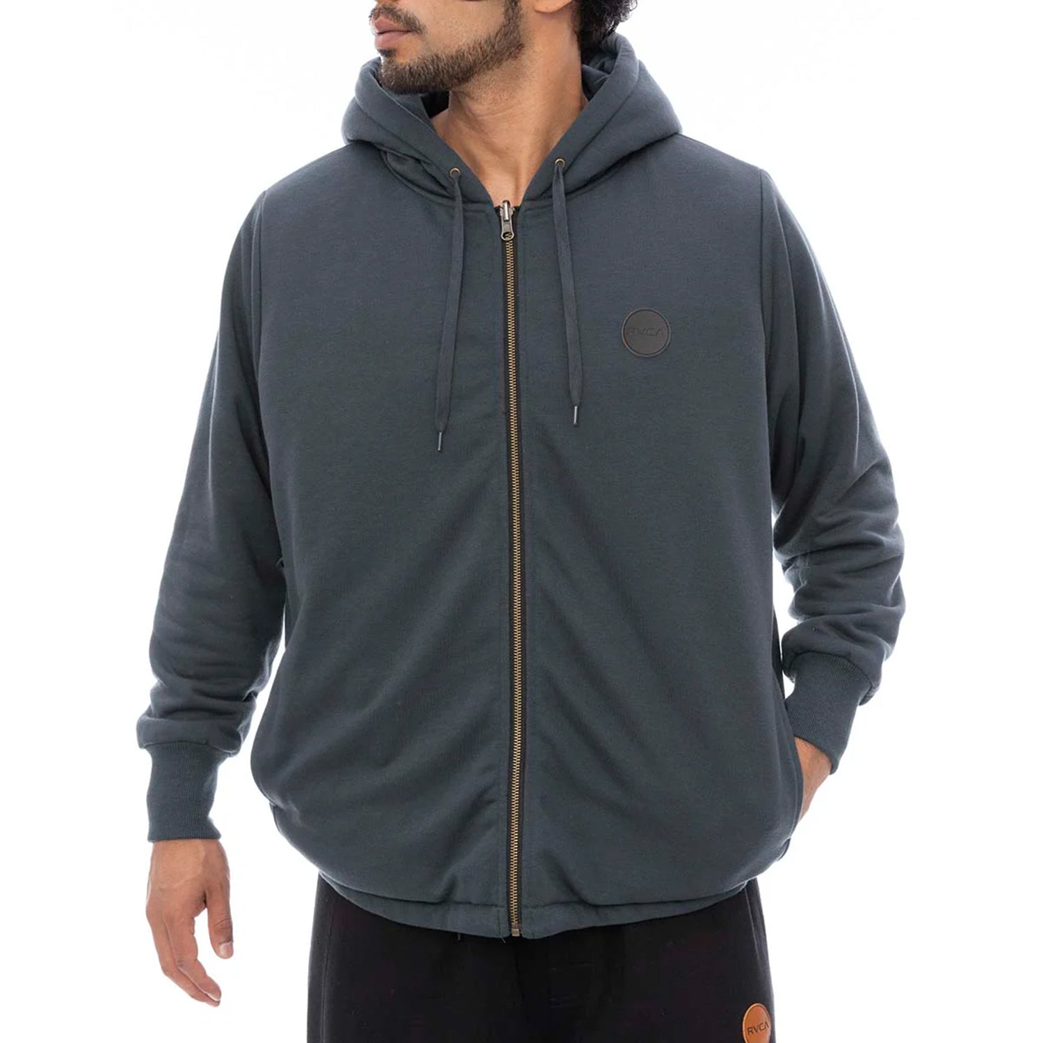GRANT PUFFER REVERSIBLE ZIP HD - GARAGE BLUE