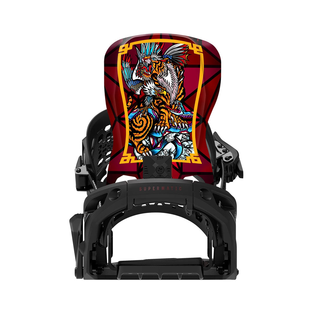 BENT METAL（ベントメタル）| LIGHTNING SUPERMATIC SNOWBOARD BINDINGS 2027 / BLACK/RED | スノーボード・スケートボードのTACTICS JAPAN