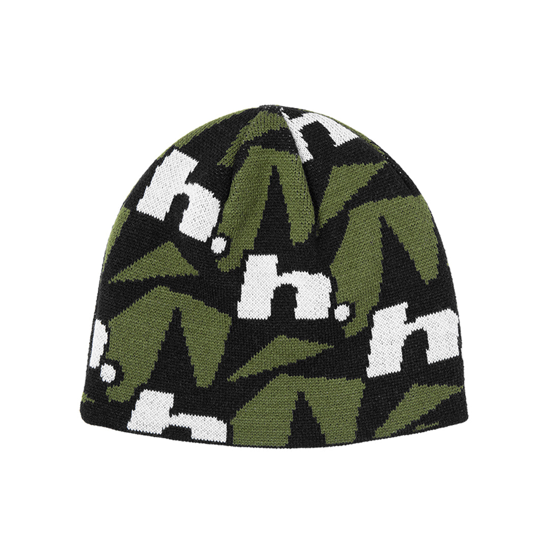 HUF WORLDWIDE（ハフ ワールドワイド）| H STAR REPEAT SKULL BEANIE / OLIVE | スノーボード・スケートボードのTACTICS JAPAN