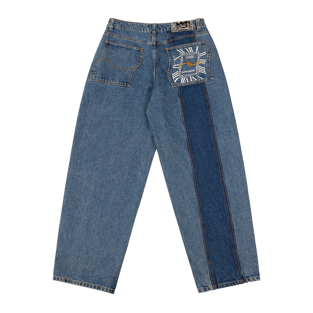 DIME MTL（ダイム モントリオール）| BAGGY DENIM PANTS / KNOWTOMATIC BLUE | スノーボード・スケートボードのTACTICS JAPAN